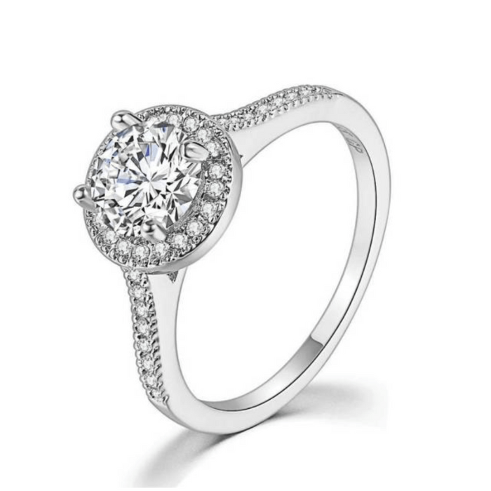 Simulated Carefully Crafted Diamond Rings