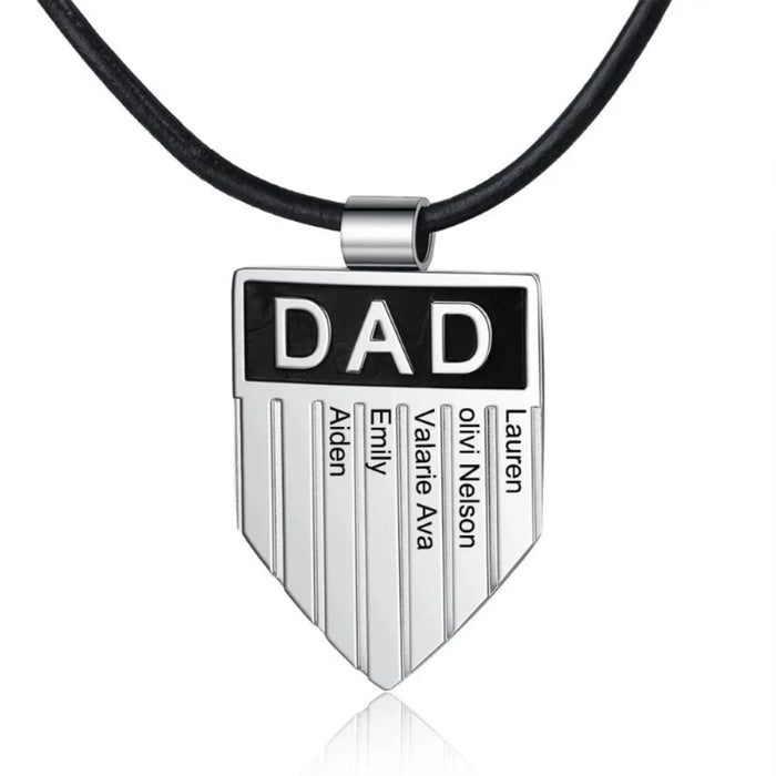 Personalized 5 Name Engraved Necklaces