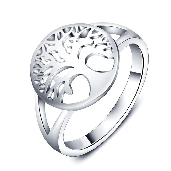 Classic Tree Of Life Knot Flower Ring