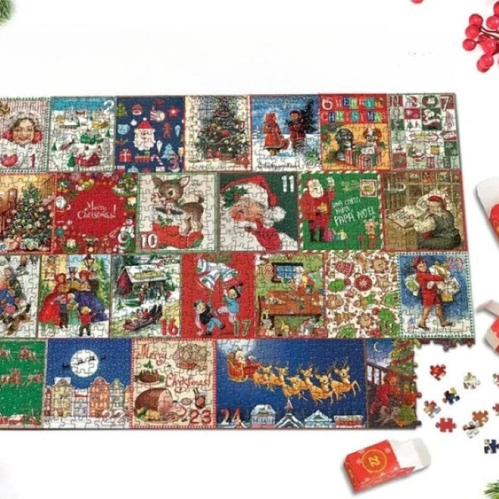 1000 Piece Christmas Advent Calendar Jigsaw Puzzle