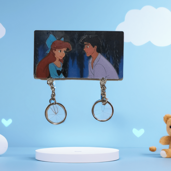 Enchanted Dual Cartoon Character Keychain