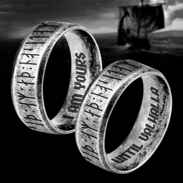 Couple Rune Ring Necklaces