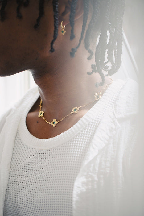 Cubic Design Chain Necklace