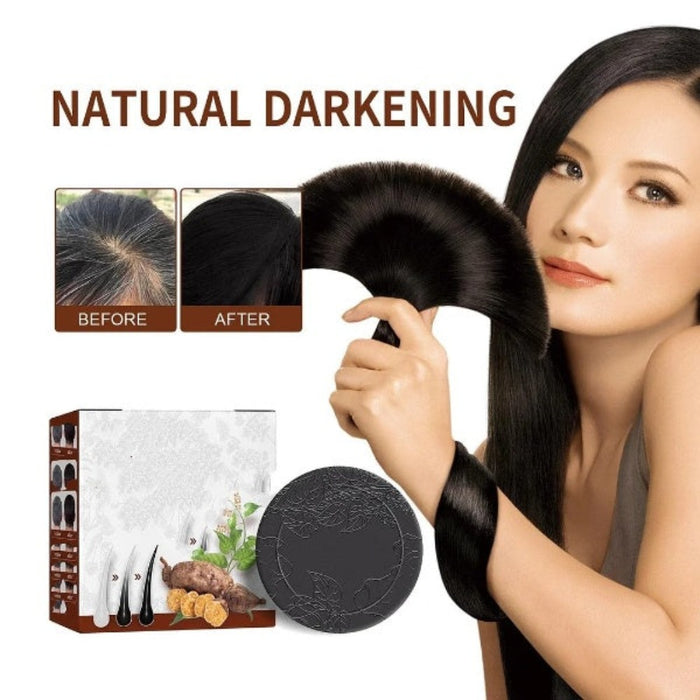 Natural Hair Darkening Soap