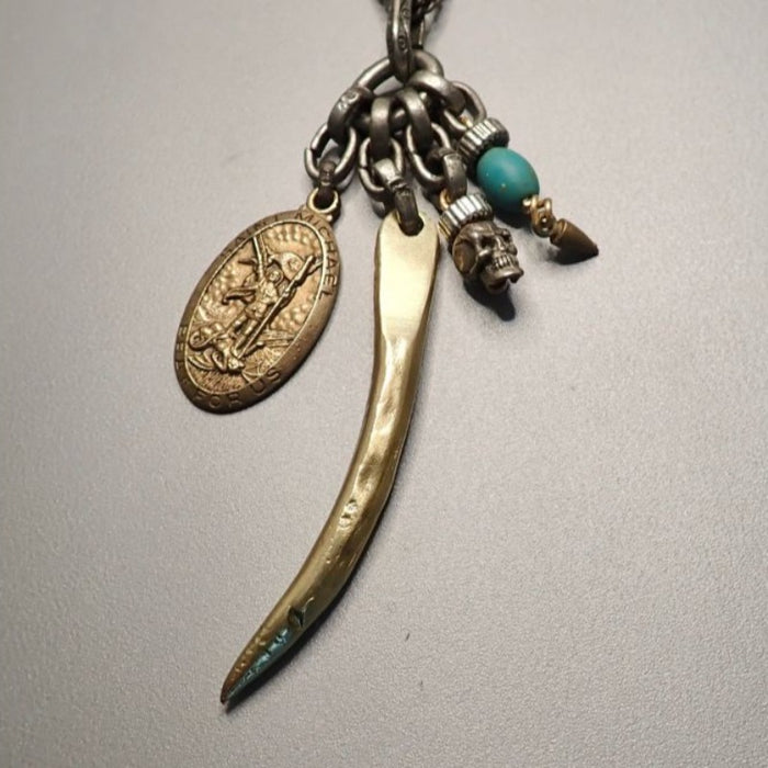 Horn Turquoise Necklace