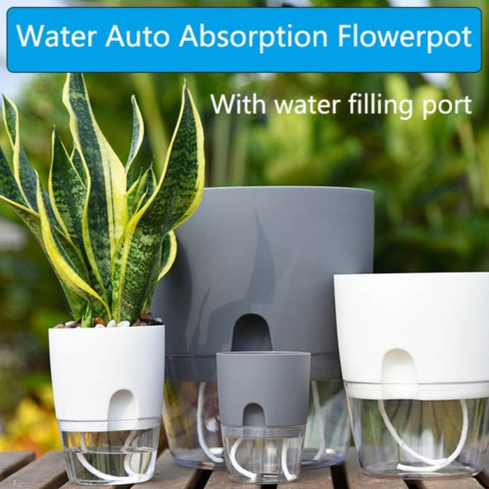 Two Layer Self Water Planting