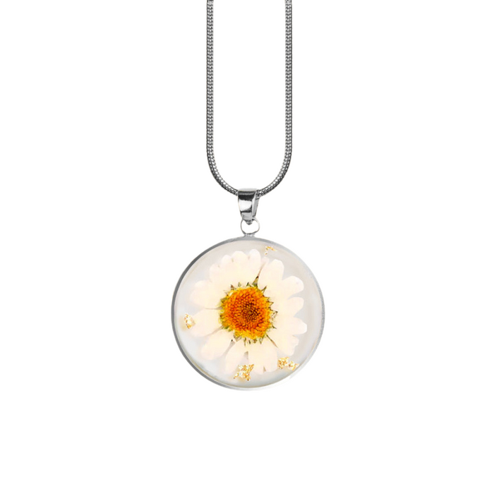 Timeless Pressed Birth Flower Necklace