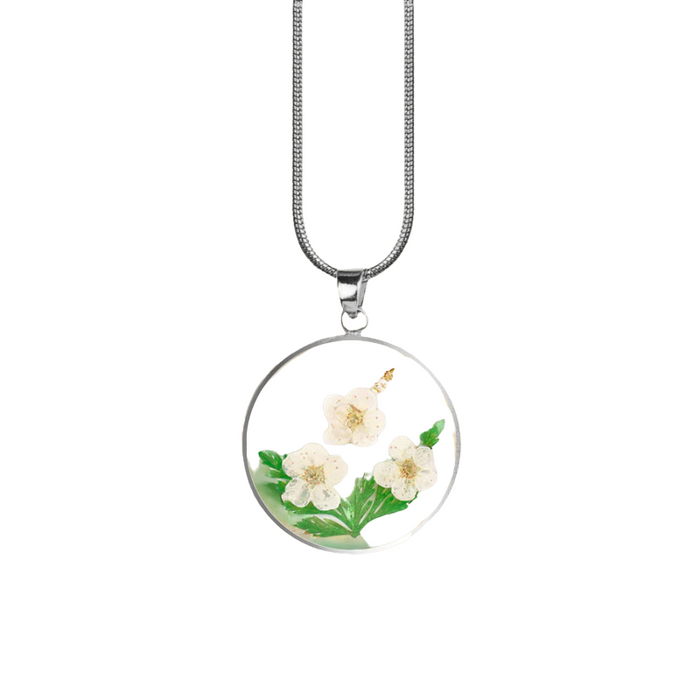 Timeless Pressed Birth Flower Necklace