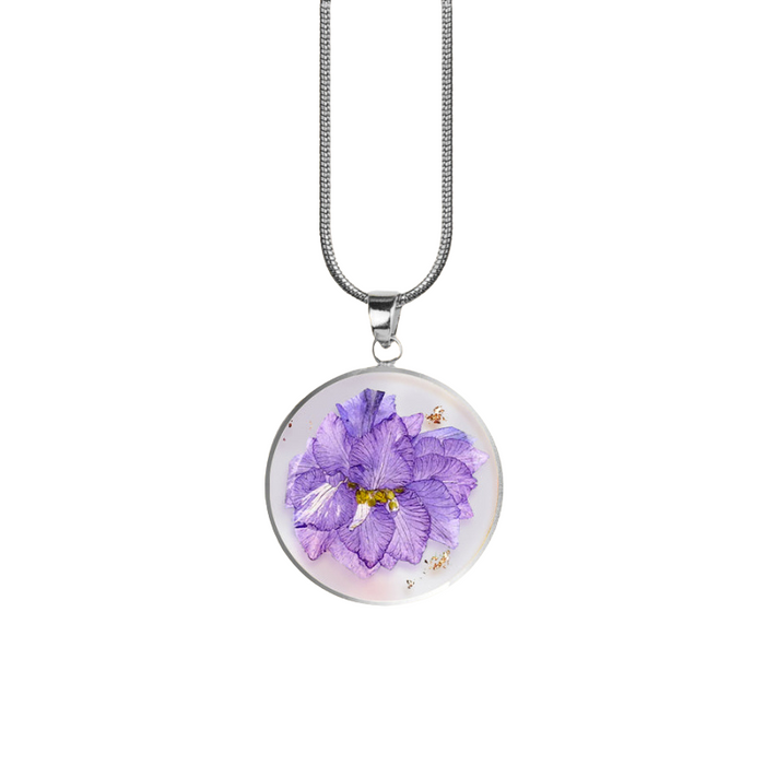 Timeless Pressed Birth Flower Necklace