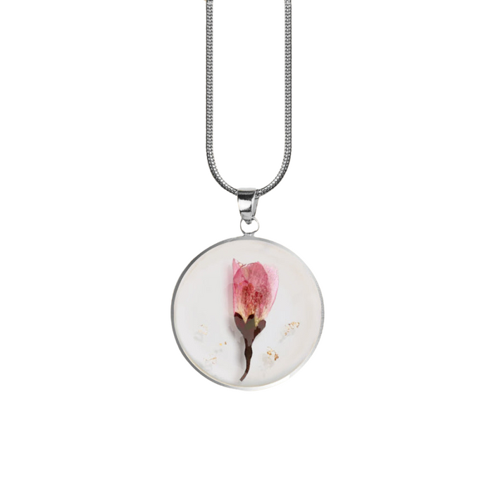 Timeless Pressed Birth Flower Necklace