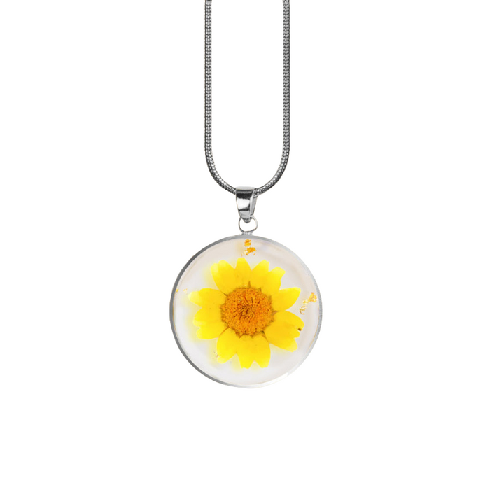 Timeless Pressed Birth Flower Necklace