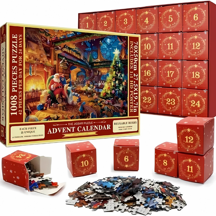 Advent Calendar 2024 Christmas Jigsaw Puzzles