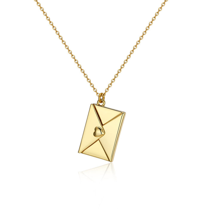 Envelope Pendant Necklace