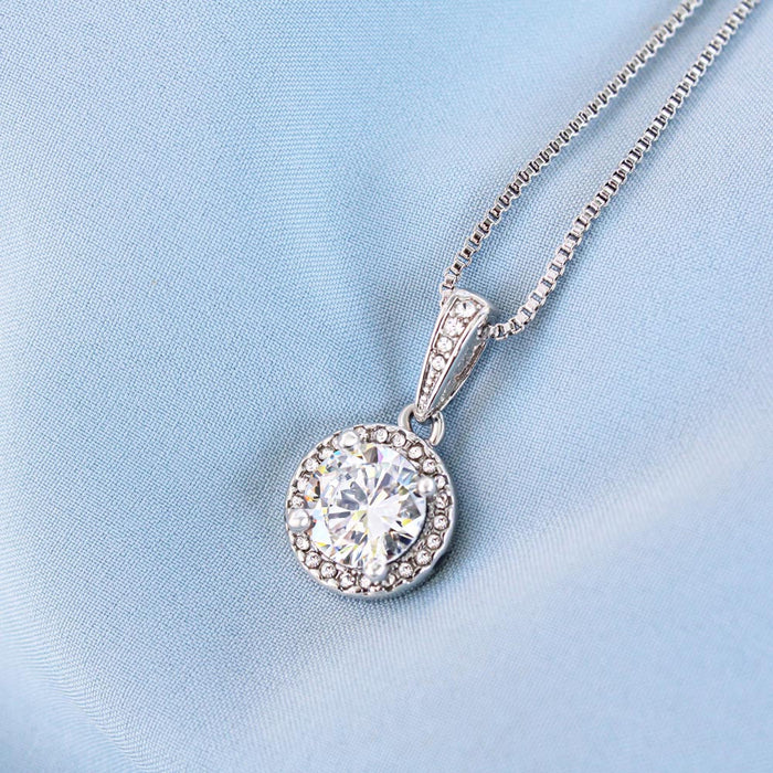 Elegant Crystal Pendant Necklace