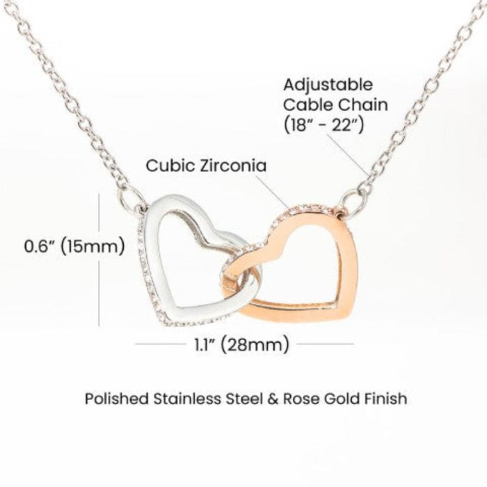 Interlocking Elegant Cordate Necklace