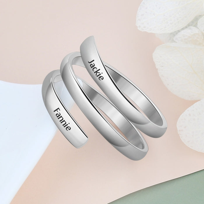 Stainless Steel Adjustable Rings For Lovers