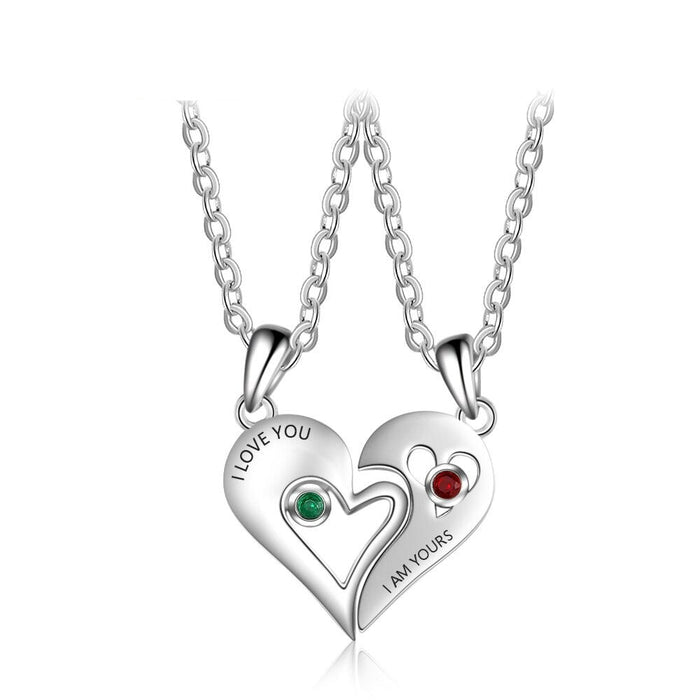 Personalized Merge Heart Pendant