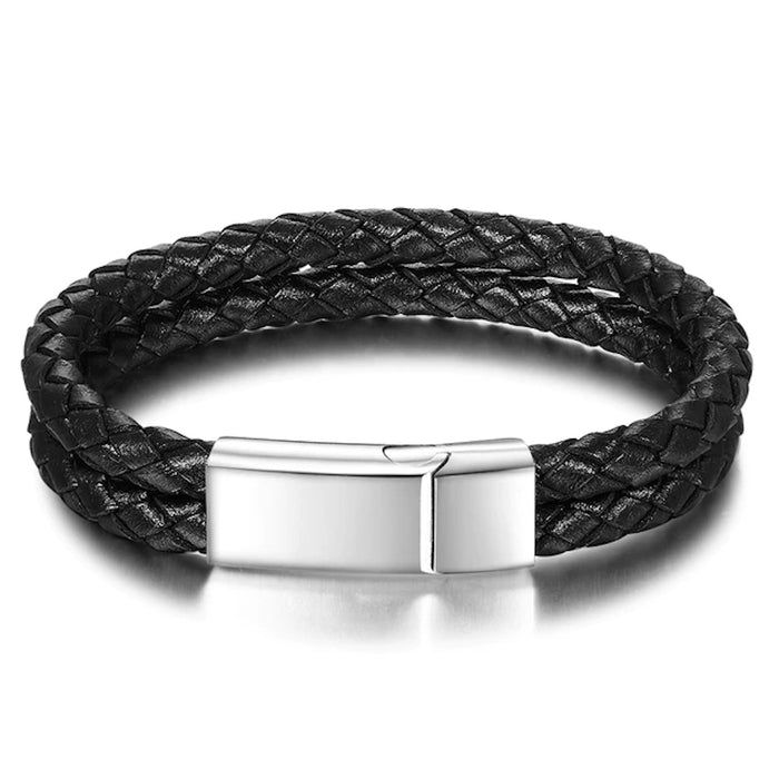 Double Layer Braided Rope Bracelets for Men