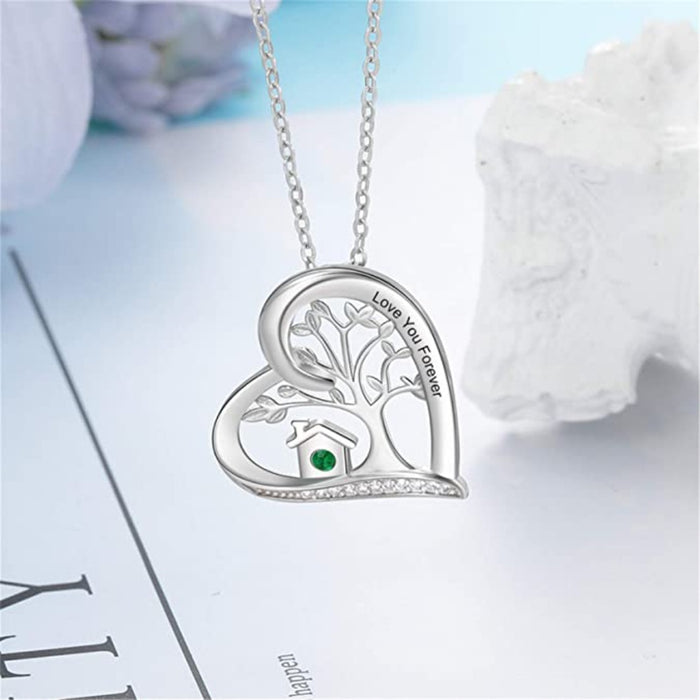 Personalized Tree of Life Engraving Pendant