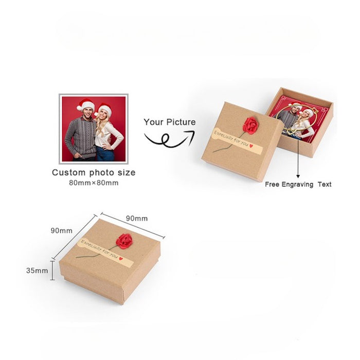Personalized Custom Photo-Text Gift Box
