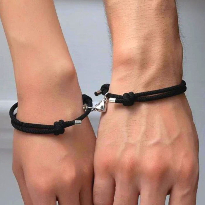 Adjustable Magnetic Charm Bracelet Set