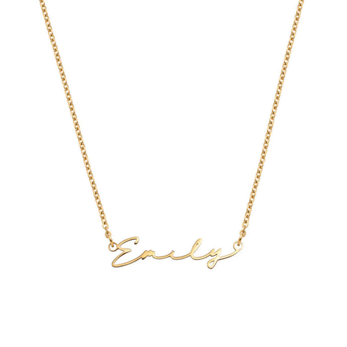 Personalized Embroidered Name Necklace