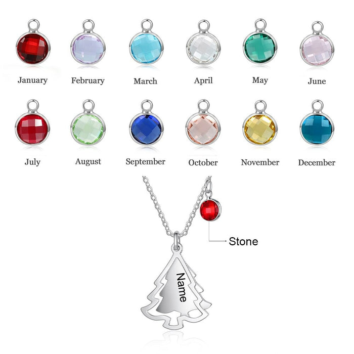 Personalized Christmas Tree Pendants for Women