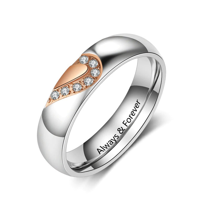 Personalized Matching Couple Rings