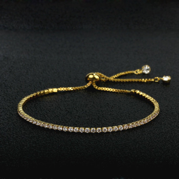 Stylish Cubic Zirconia Adjustable Bracelet for Women