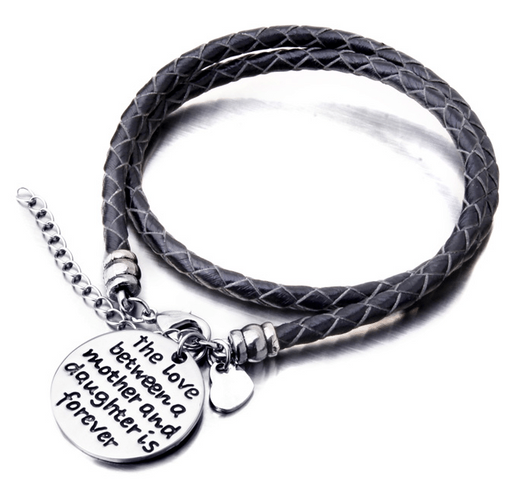 The Love Between a Mother and Daughter is Forever - Hand Stamped Bracelet - Florence Scovel - 1