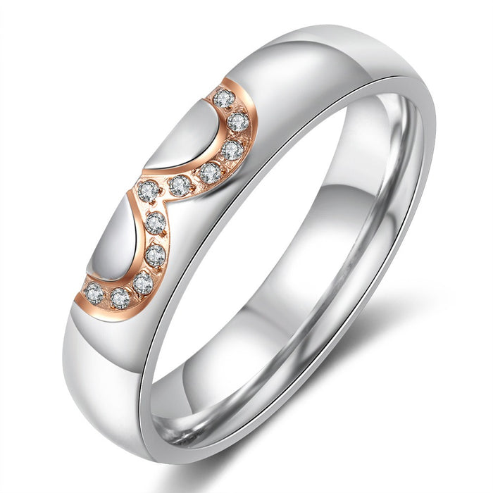 Infinity Silver Couple Ring – GIFTED BEAUTY®️