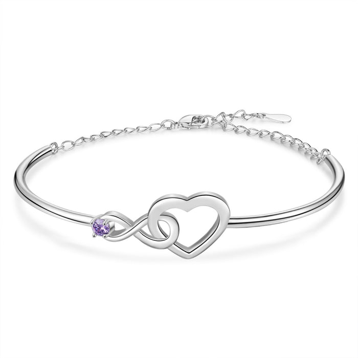 Infinity & Cordate Bracelet For Women