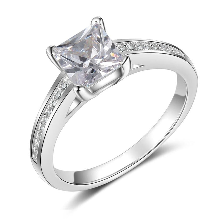 Engagement Ring With Cubic Zirconia