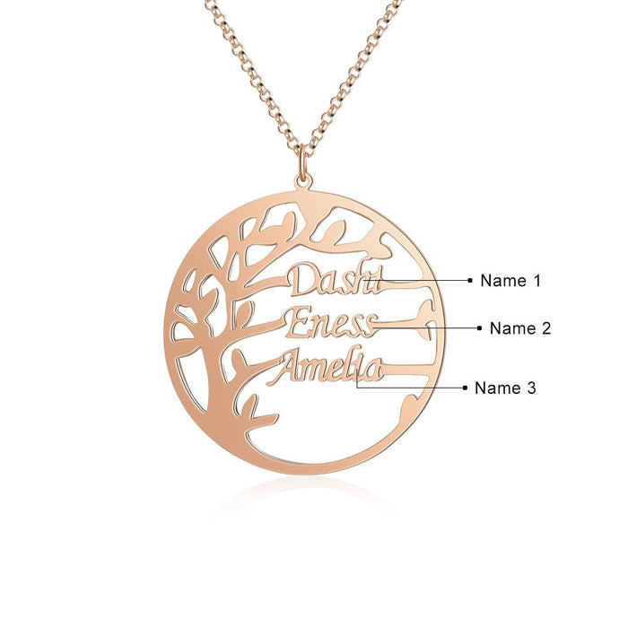 Personalized Family Tree Necklace