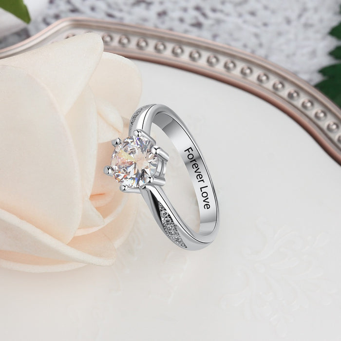 Classic Wedding Ring Personalized Gift