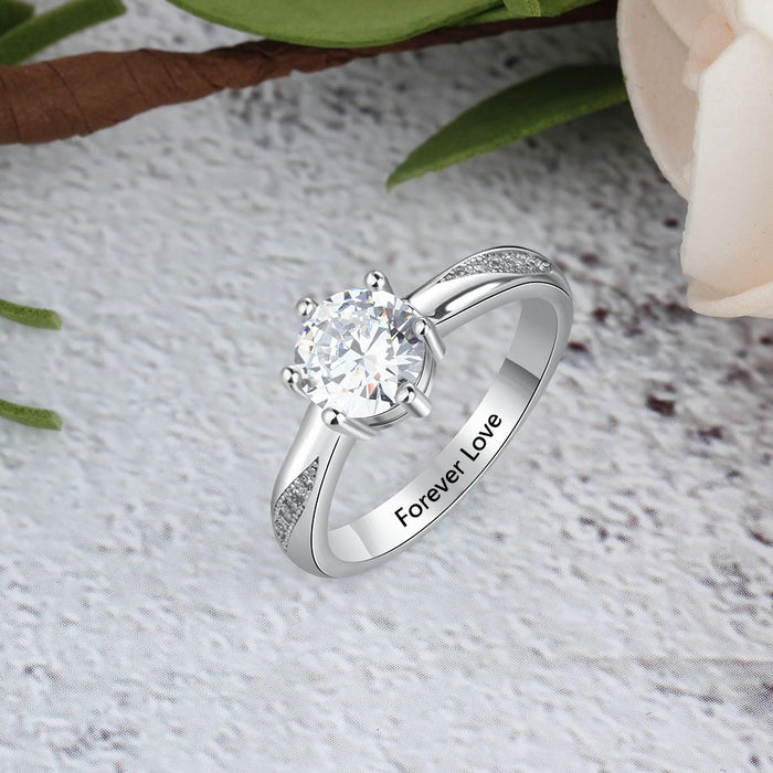 Classic Wedding Ring Personalized Gift