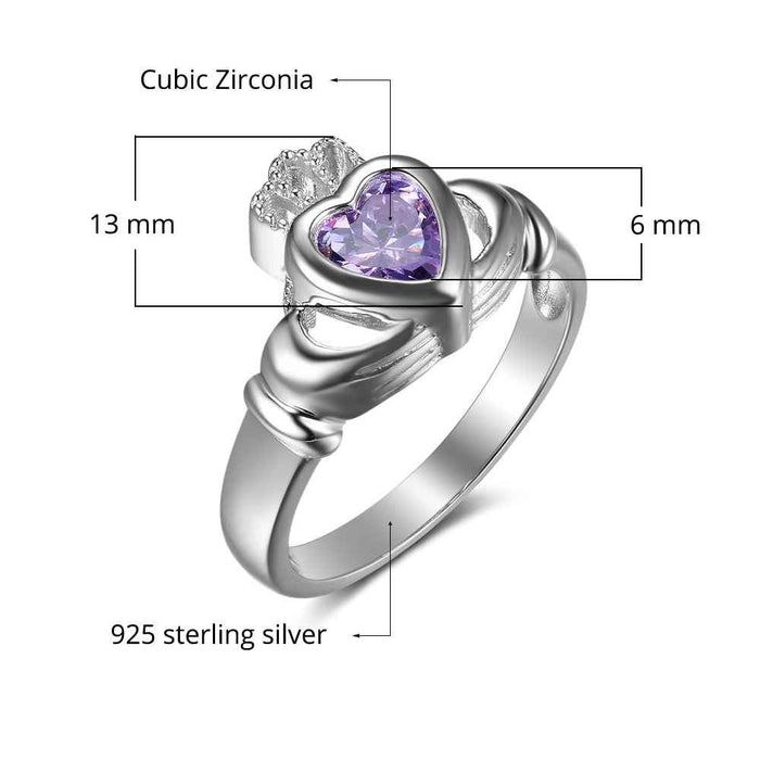 Crown Custom Birthstone Ring