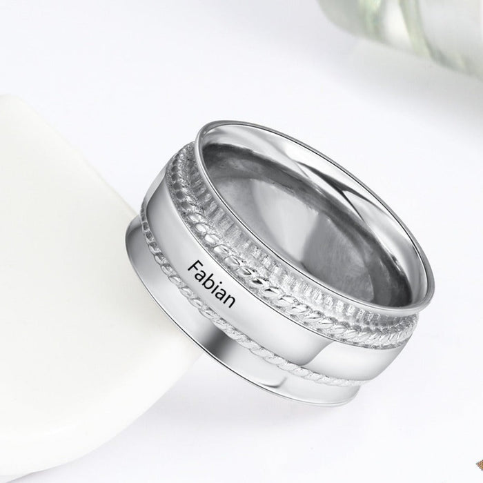 Personalized 1 Name Ring For Women