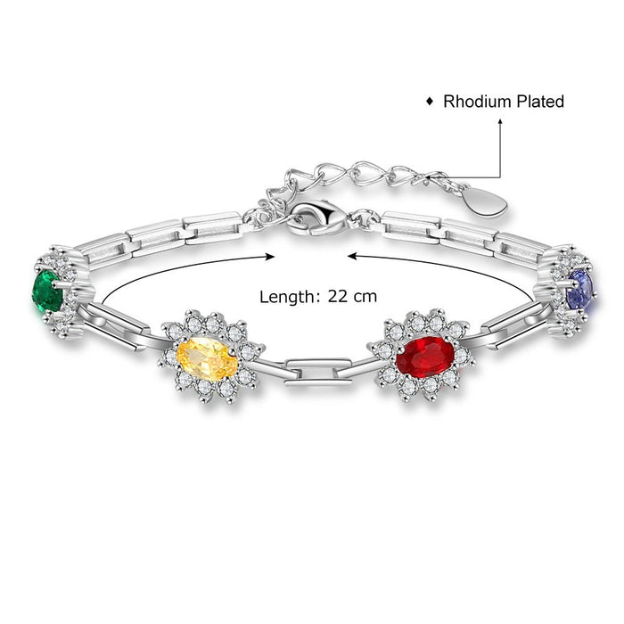 Customized Birthstone Bracelet & Bangle For Women