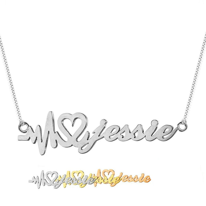 Personalized Nameplate Pendant 1 Name