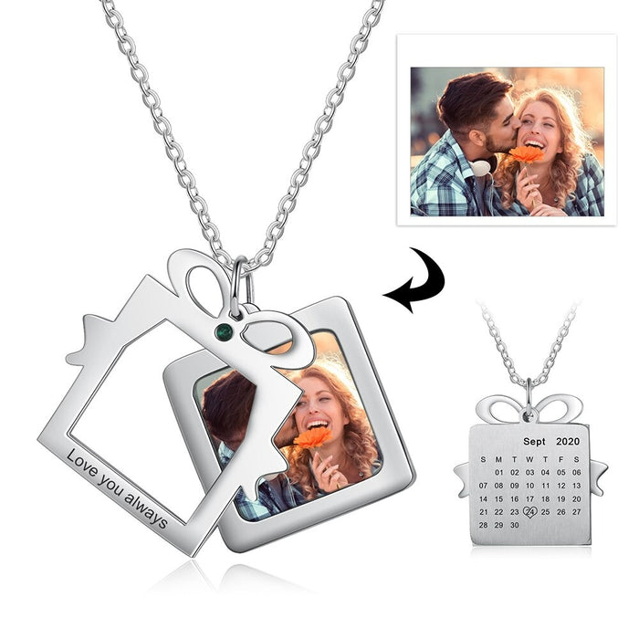 Customized Memory Photo Necklace for Woman