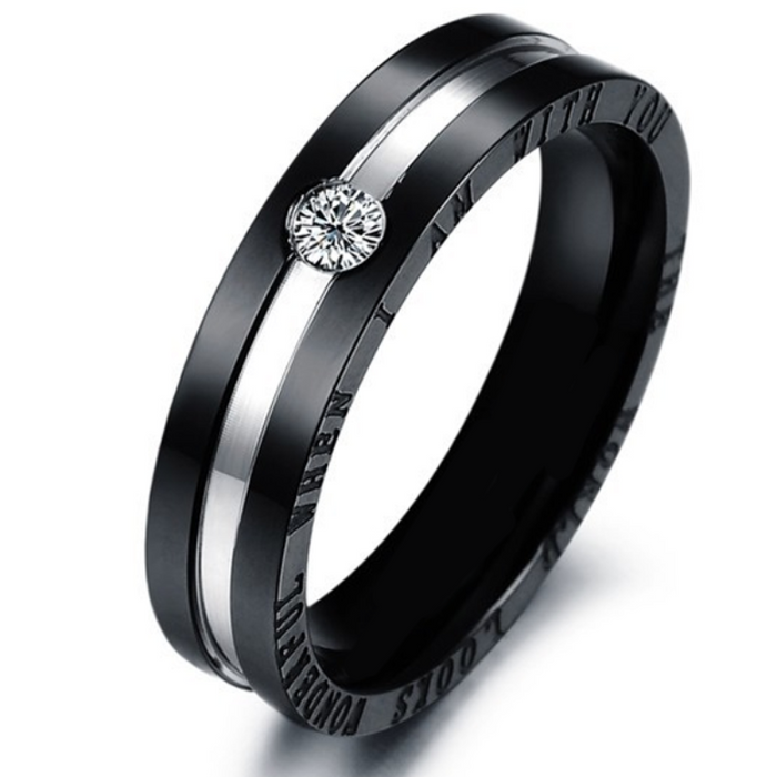 Black Titanium Ring - Florence Scovel
