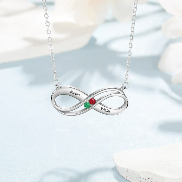 Sterling Silver Infinity Love Pendant