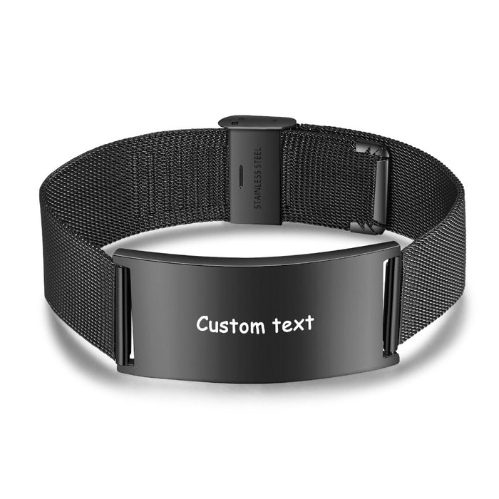 Customized Text Engraving Bracelet