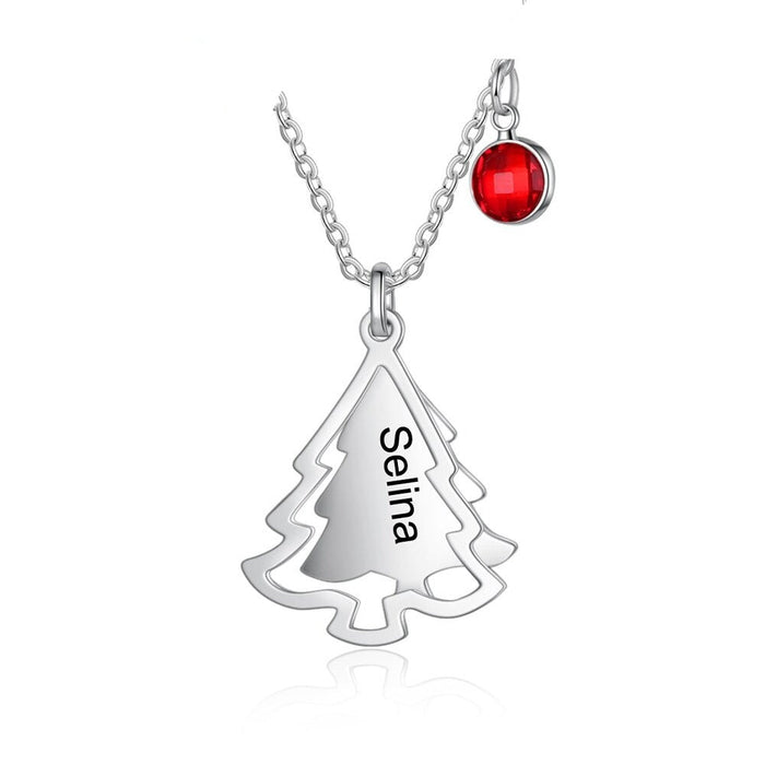 Personalized Christmas Tree Pendants for Women