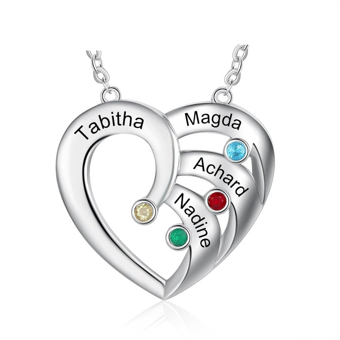 Personalized Heart Necklace