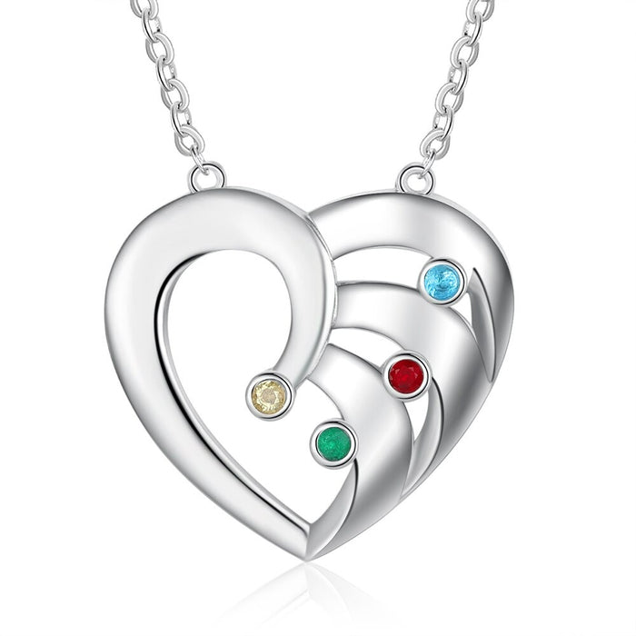 Personalized Heart Necklace