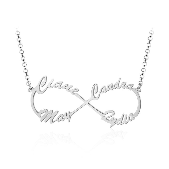Personalized Sterling Silver Letter Necklace