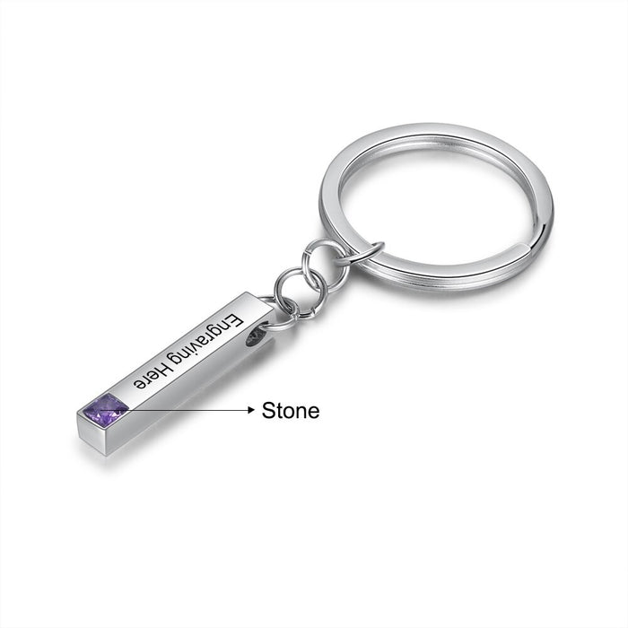 Personalized Bar Keychain For Couple