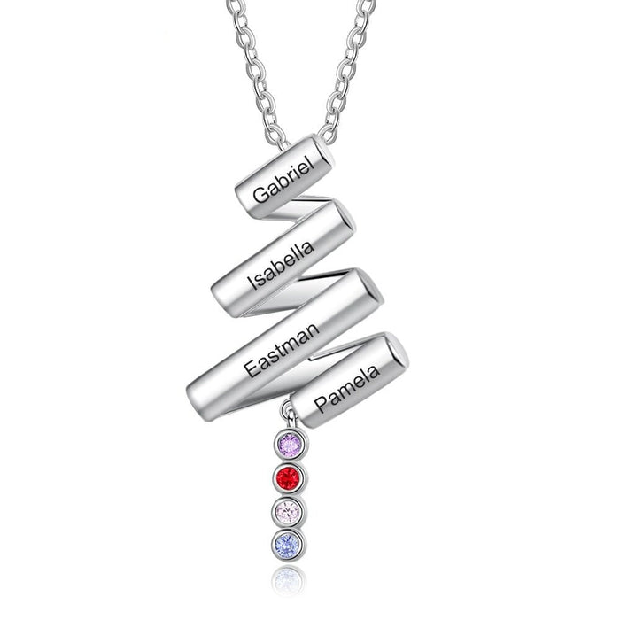 Personalized Birthstone Necklace for Women